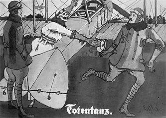 Totentanz, 1918 (Staatsarchiv Sigmaringen N 1/85 T 1 Nr. 3)