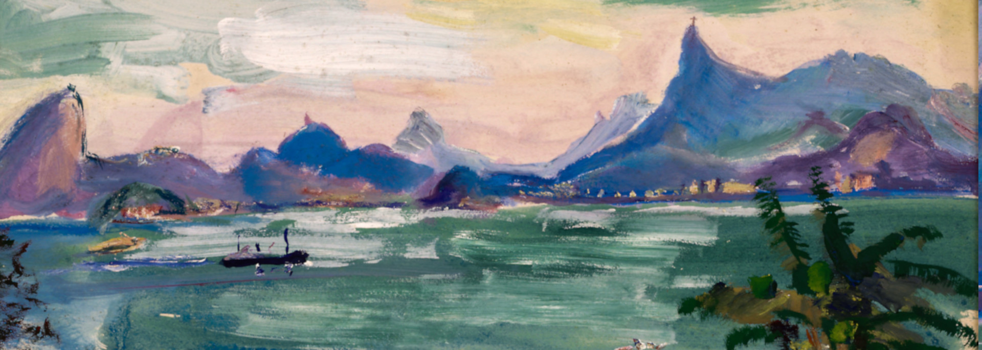 Das Titelbild zeigt das Gemälde „Die Bucht von Rio de Janeiro“ von Fritz Steisslinger (1891–1957) aus dem Jahr 1934.