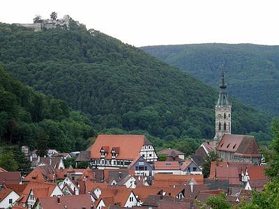 Urach Neues Schloss, Amanduskirche und Hohenurach 