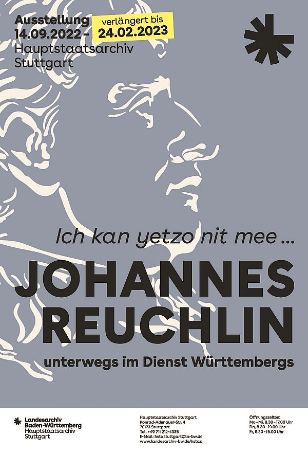 Ausstellungsplakat Reuchlin