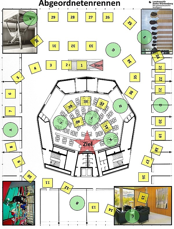 Spielplan des Abgeordnetenrennens