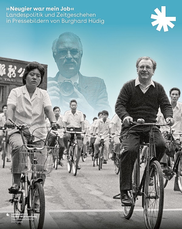 Lothar Späth auf Fahrradfahrt in China zwei