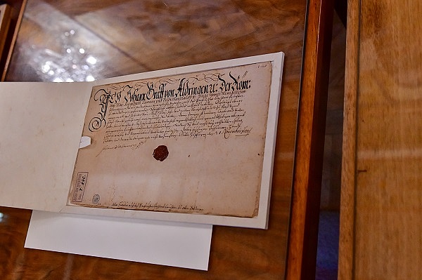 Schutzbrief des kaiserlichen Generals Johann von Aldringen für das Franziskanerkloster in Villingen